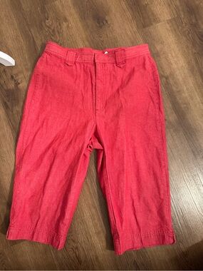 Liz Claiborne Men's Red Chino Shorts